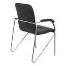 Кресло SAMBA AKS-1 Pegasso черный, мягкие подлокотники